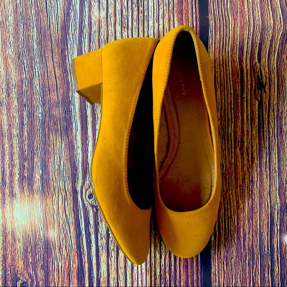 Mustard Yellow Heels